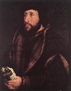 HOLBEIN, Hans the Younger Portrait of a Man Holding Gloves and Letter sg oil painting picture wholesale
